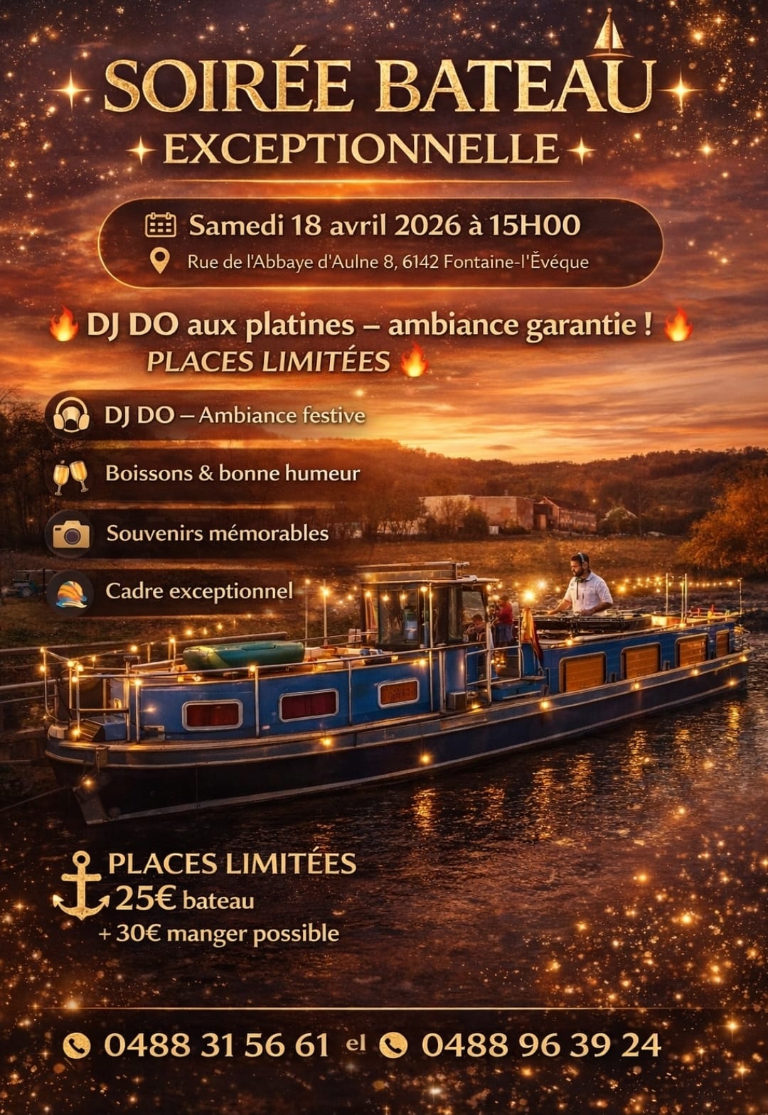 DJDO Live — Soirée DJ sur Bateau